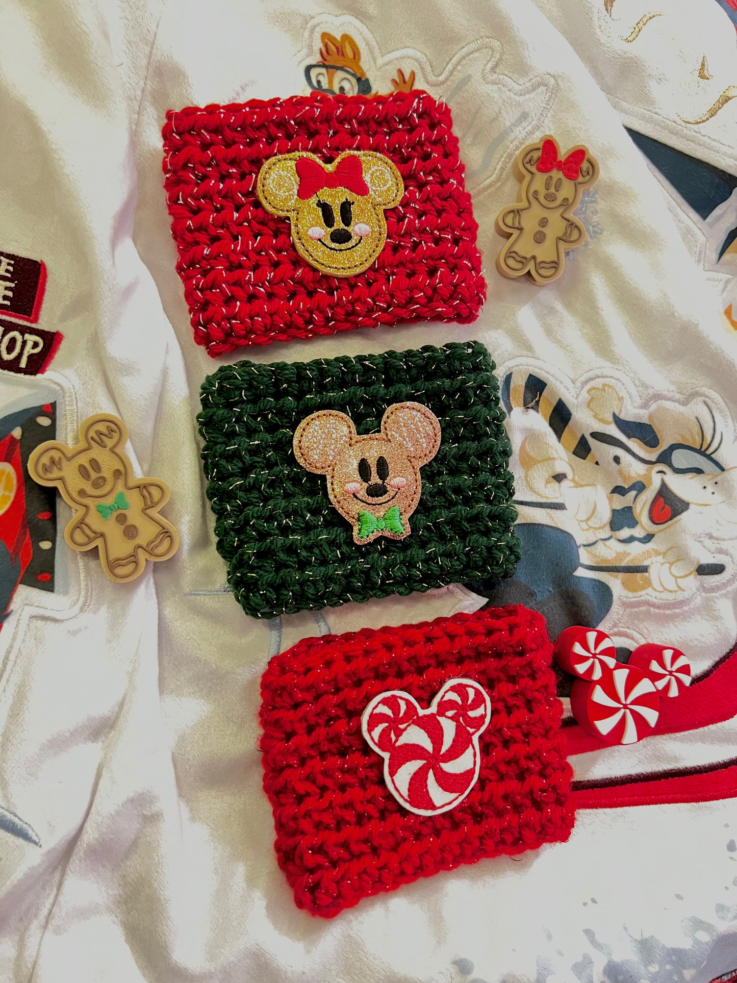 Holiday Cozy and Straw Topper Sets