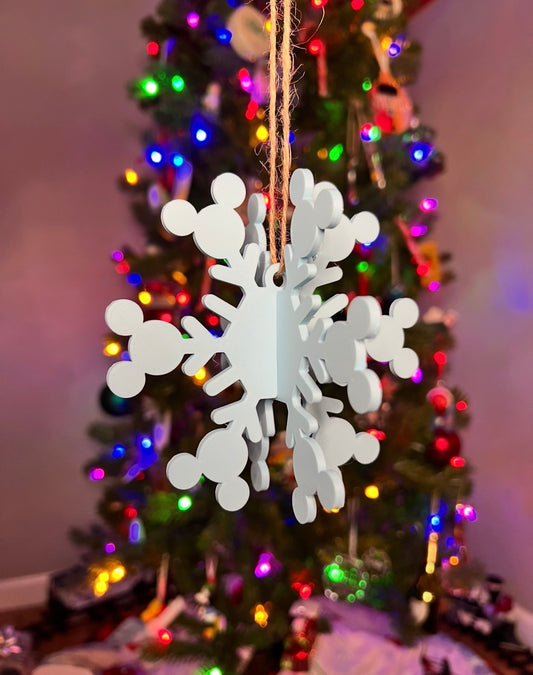 Mouse Snowflake Ornament