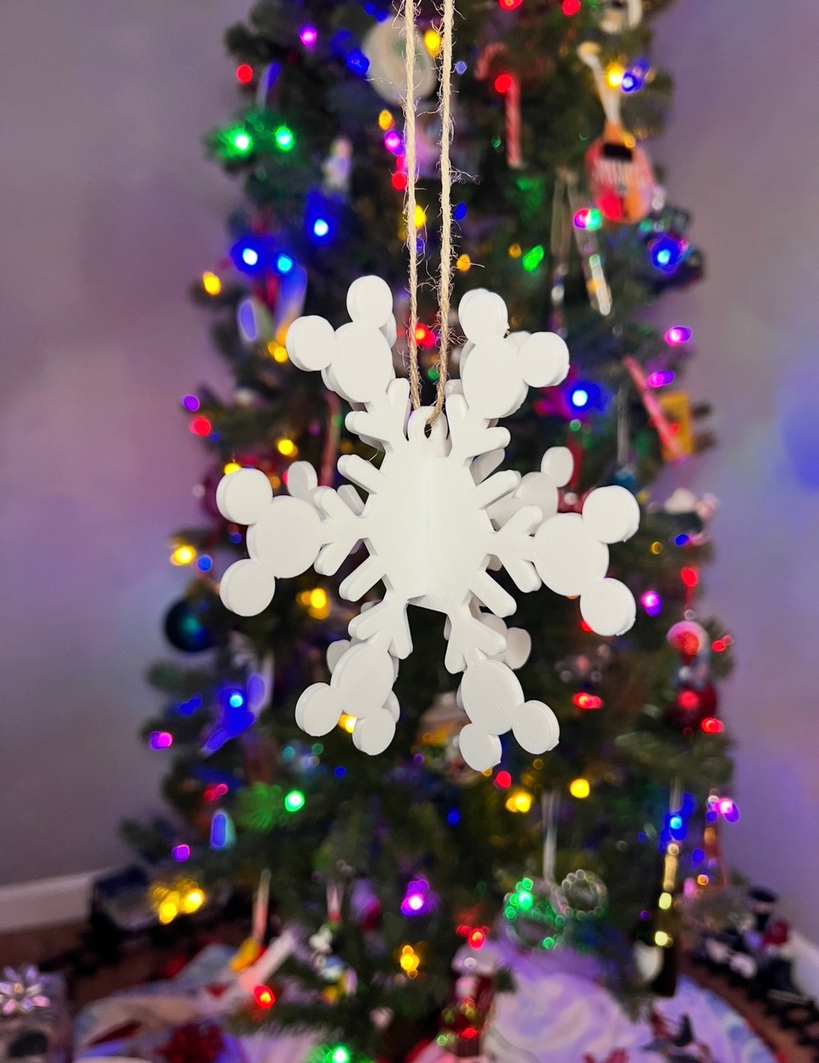 Mouse Snowflake Ornament